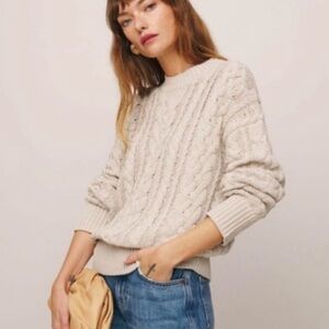 Reformation Cable Knit Sweater